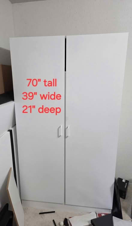 Photo of free White storage closet (Meadowdale) #2