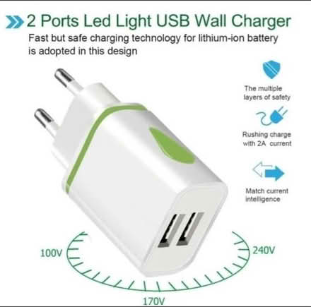 Photo of free 2 EU 2-Pin Dual USB Travel Adapters (Welwyn Garden City AL7) #2