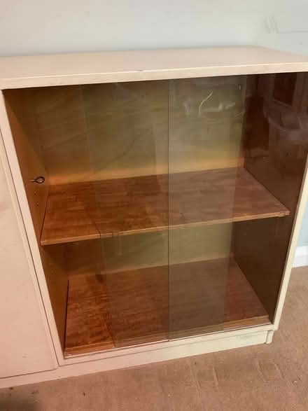 Photo of free Half glass fronted wooden cabinet (St. Albans AL1) #3