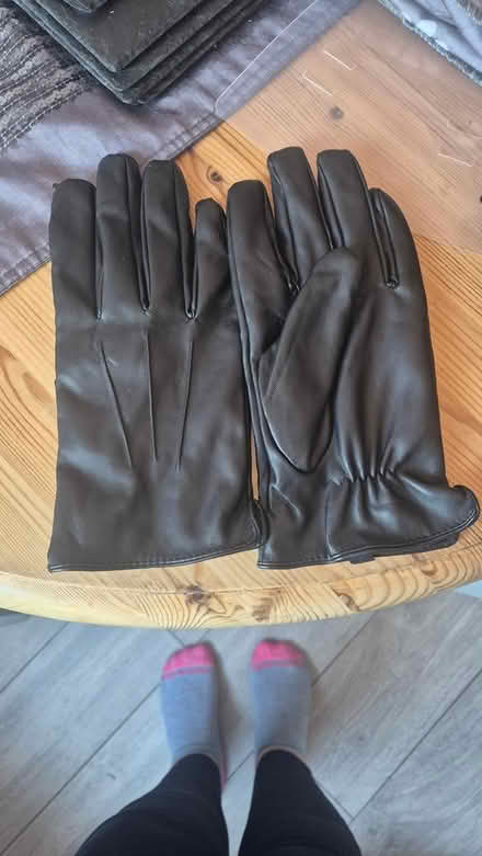 Photo of free Fake leather mens gloves (Derby Chaddesden DE21) #1