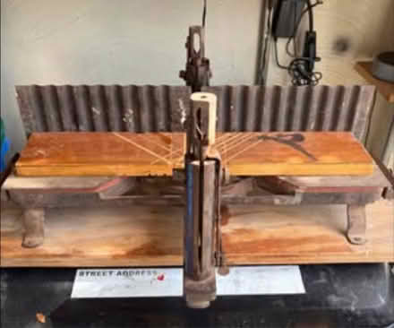 Photo of free Vintage cast iron miter saw (Belmont, MA) #1