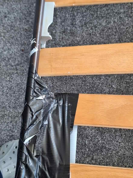 Photo of free Queen metal bedframe (Carterknowle S7) #3