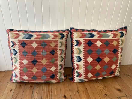 Photo of free Two large floor cushions (E17) #1
