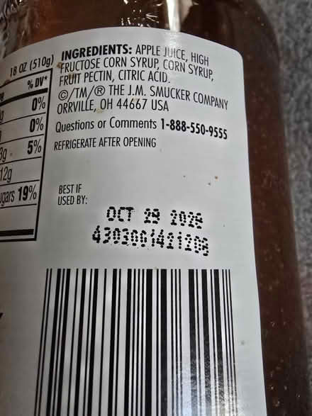 Photo of free Smuckers Apple Jelly (West 7th) #3