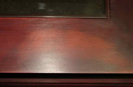 Photo of free Mahogany Vintage Clear Bevelled Glass Coffee Table (Central Preston PR1) #2