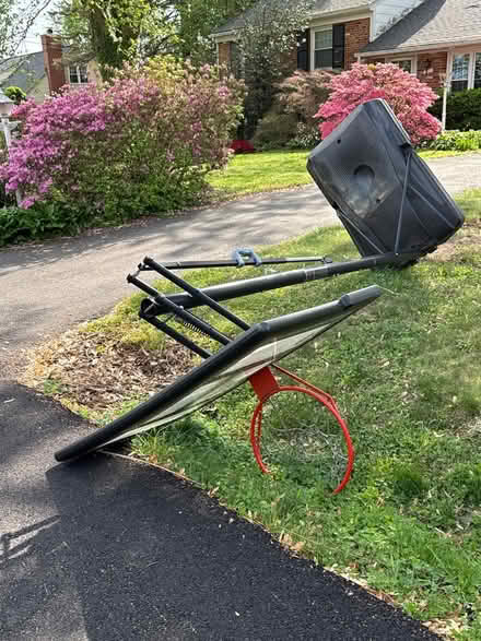 Photo of free Basketball hoop with base (Idylwood and Leesburg Pike) #1
