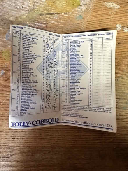 Photo of free 2 x Ipswich town football fixture booklets (Colchester CO4) #2