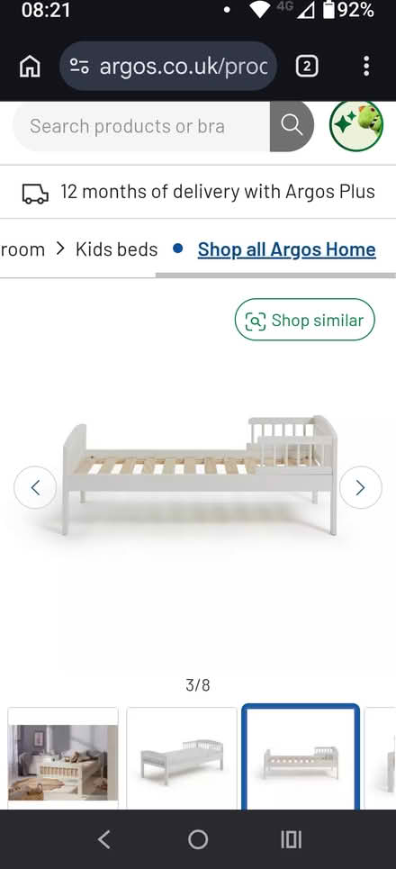 Photo of free Toddler bed, mattress and bed guard (Heysham LA3) #2