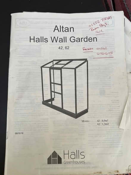 Photo of free Halls Greenhouses - Allan wall garden (Bampton OX18) #1