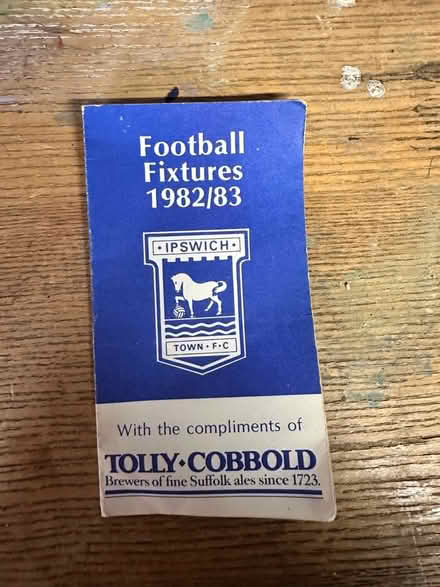Photo of free 2 x Ipswich town football fixture booklets (Colchester CO4) #1