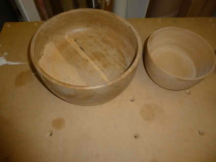 Photo of free 2 wooden bowls (Ramsgate CT12) #1
