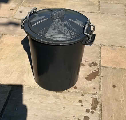 Photo of free Black Plastic Bin with Lockable Lid (Weston Rhyn SY10) #1