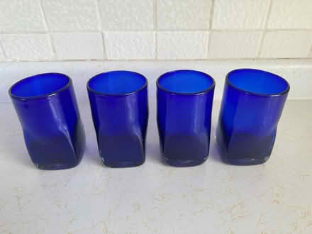Photo of free 4 cobalt blue glasses (Cotati west of 101) #1