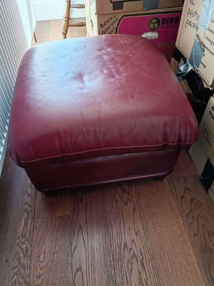Photo of free Red footstool (Walkley S6) #1