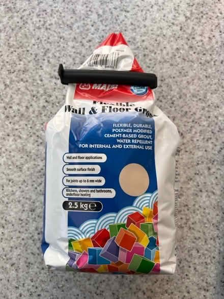 Photo of free 2.5 kg flexible wall & floor grout (Southsea) #1