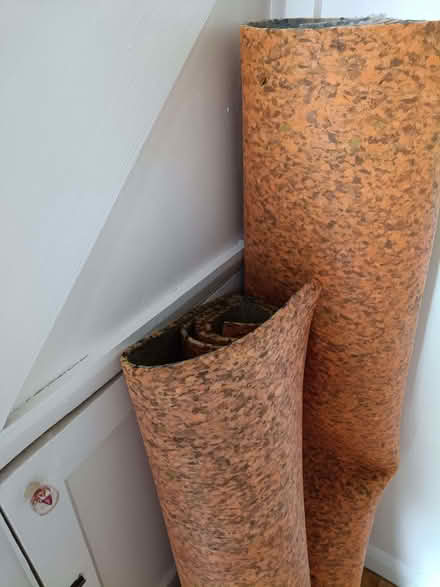 Photo of free 2 x 52inch width rolls of carpet underlay (Ashford TW15) #2
