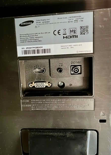 Photo of free Samsung monitor (Black Dam RG21) #2