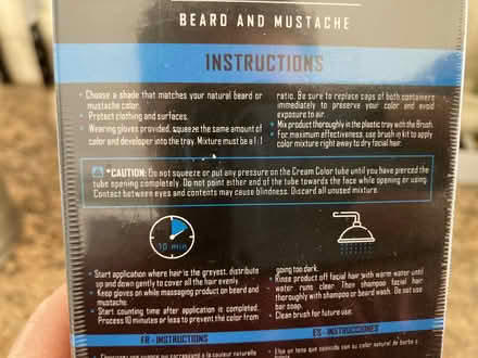 Photo of free New Unopened Beard Coloring (Pleasant Valley, NY) #2
