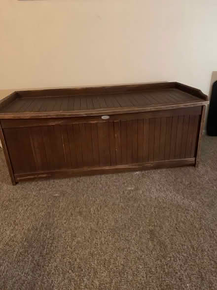 Photo of free Big trunk w/cushion (San Anselmo near Andronico’s) #1