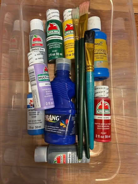 Photo of free Acrylic paints (Saugerties) #1