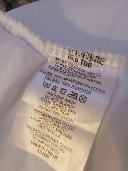 Photo of free Single Duvet, barely used (NW6 Kilburn) #2