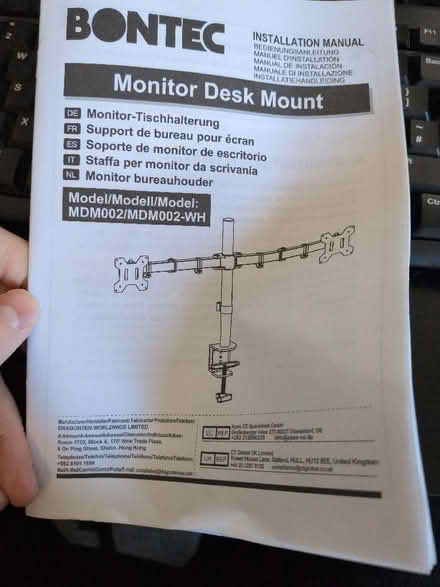 Photo of free Monitor desk mount (Bedminster BS3) #1
