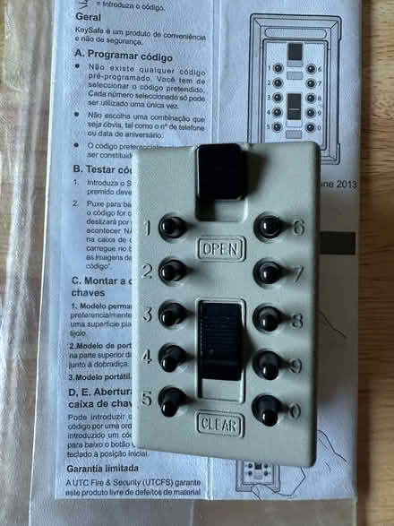 Photo of free key lock (Whaddon GL52) #2