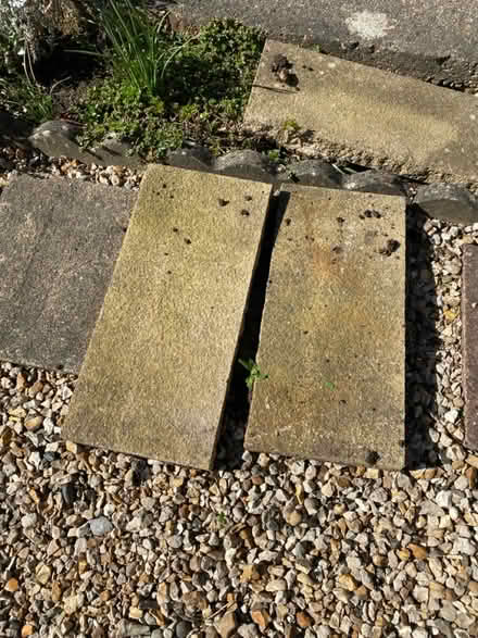 Photo of free Various sized paving slabs (BH10) #4