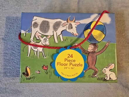 Photo of free Curious George Floor Puzzle (West 7th) #1