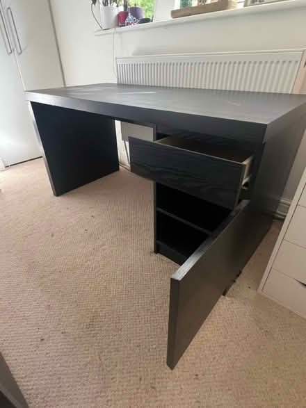 Photo of free IKEA black desk (Preston park BN1) #2