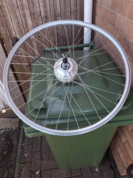 Photo of free Bicycle wheel with electric hub motor (Sapcote LE9) #1