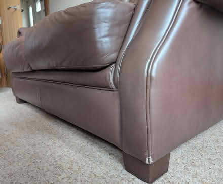 Photo of free Leather 2 seater sofa (Chesterfield S41) #4