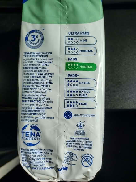 Photo of free Tena discrete normal pads (Allithwaite LA11) #2