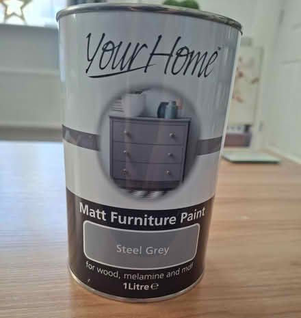 Photo of free Steel Grey Furniture Paint (Holmewood S42) #1