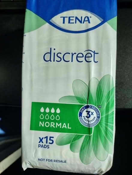 Photo of free Tena discrete normal pads (Allithwaite LA11) #1