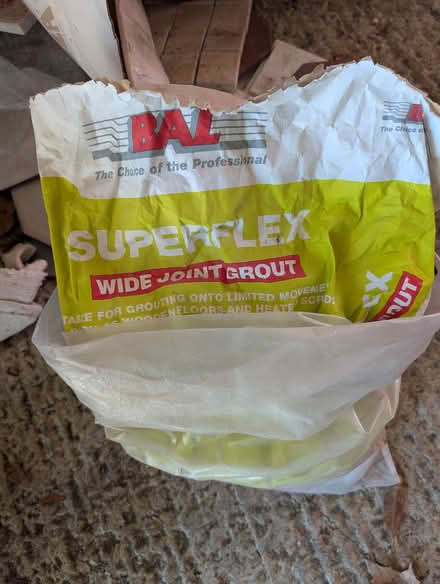 Photo of free Tile grout (nr Abingdon OX14) #1