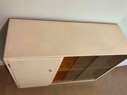Photo of free Half glass fronted wooden cabinet (St. Albans AL1) #4