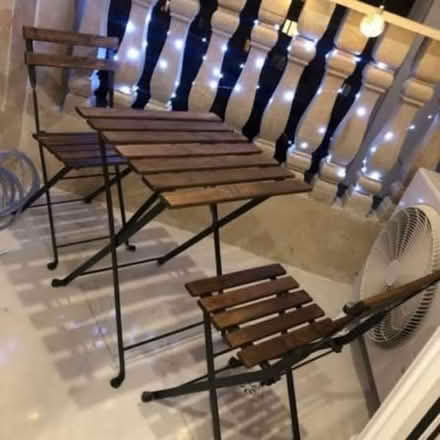 Photo of Garden table and chairs (K1Z8M2) #2