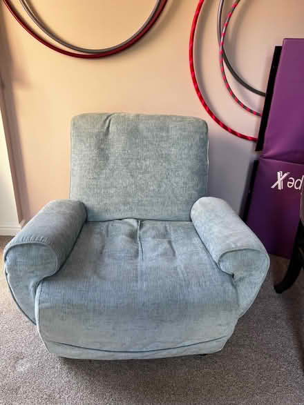 Photo of free Pale blue armchair (Galgate LA2) #2