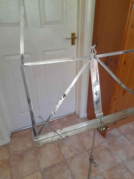 Photo of free Metal folding adjusting music stand (ME14 near Penenden Heath) #4