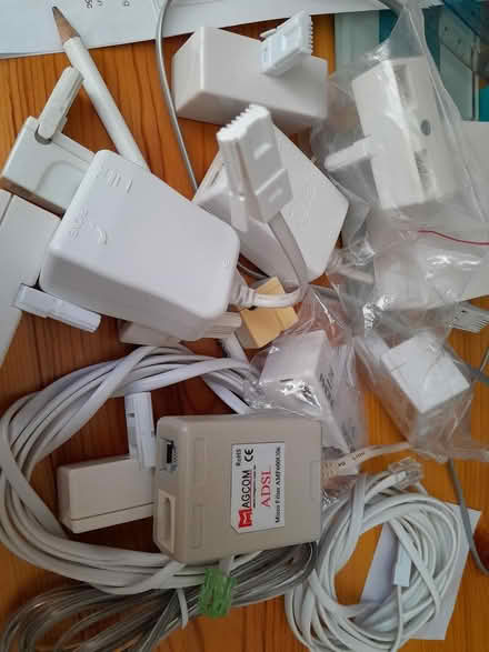 Photo of free ADSL cables and splitters (SG17 (Shefford)) #1