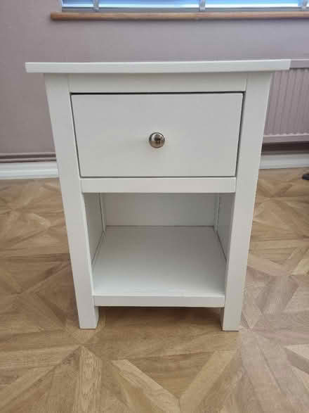 Photo of free White bedside table (Chalford GL6) #1