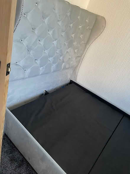 Photo of free Small double bed frame no mattress (Illingworth. HX2) #1