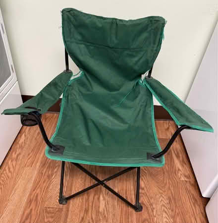 Photo of free Folding camping chair w storage bag (1075 Valencia Avenue) #1