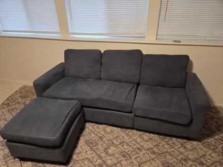 Photo of free Couch with ottoman (Meadowdale) #1