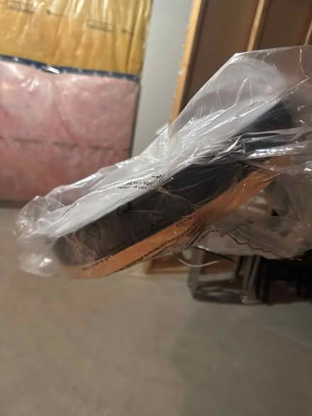 Photo of free 16 inFlush mount black and wood LED (Markham) #3