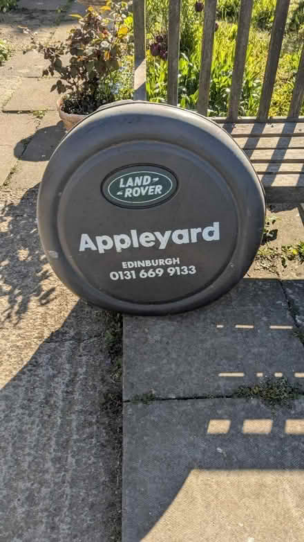 Photo of free Freelander Mk1 spare wheel cover (OX25 Steeple Aston) #1