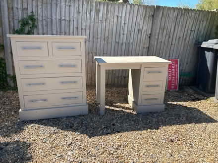 Photo of free Drawers and desk/dressing table (Bedford MK41) #1