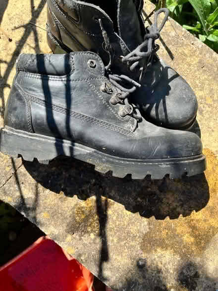 Photo of free Clarks heavy leather boots size 9 (Hoddesdon EN11) #1