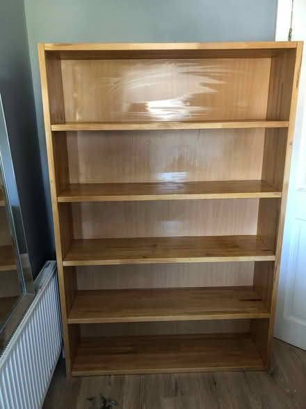 Photo of free Tall wooden book shelves (Sutton Park) #1